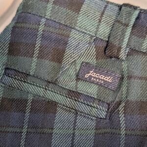 Jacadi Black Watch Plaid Trousers - 12M